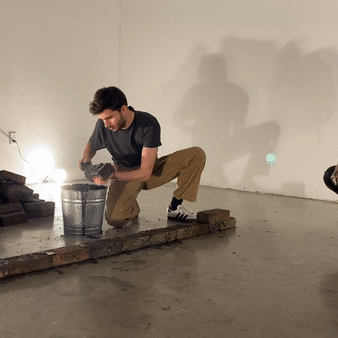 Bricks, Palm Oil, Gunpowder, and Lemon (2020) performance by Luis Vasquez La Roche 