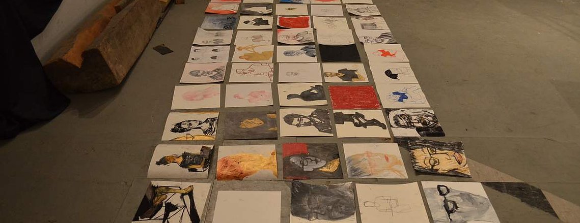 Sample of the 200 drawings by Luis Vasquez La Roche