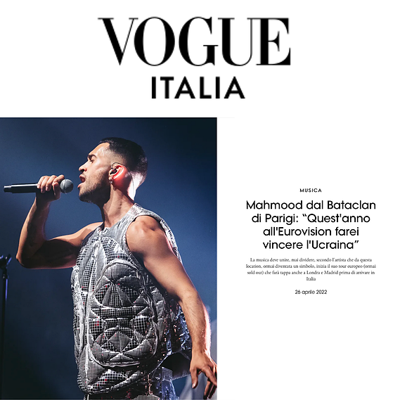 Mahmood Bataclan Vogue Italia Emilie Bardalou