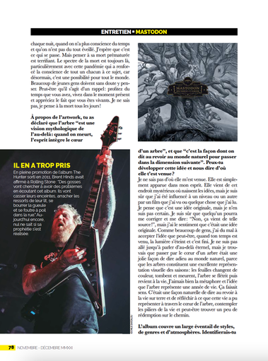 Radio Metal Mastodon Emilie Bardalou music photographer