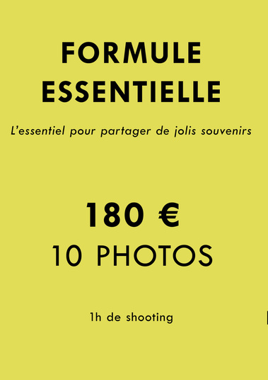 Présentation de la formule Essentielle séance photo en couple : séance photo de 1 heure , 10 photos retouchées, 180 € – Ines Pochelu, photographe à Toulouse