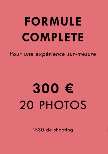 Présentation de la formule Complète séance photo en couple : séance photo de 1h30 , 20 photos retouchées, 300 € – Ines Pochelu, photographe à Toulouse