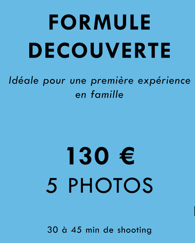 Présentation de la formule découverte pour une séance photo en famille - Photographe Toulouse