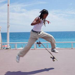 Still from 'L'Amour De Ma Vie' by Jack Flynn and Dan Langton, starring Marina Correia