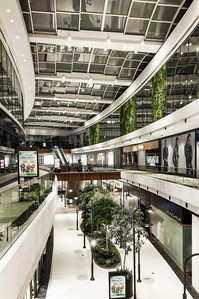 shopping center interior