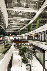 shopping center interior