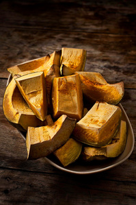 baked pumpkin, fırınlanmış kabak