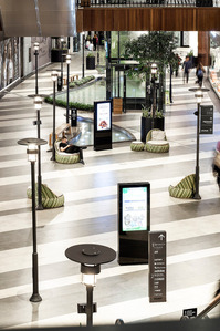 shopping center interior
