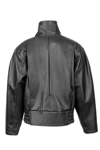 leather jacket on white background