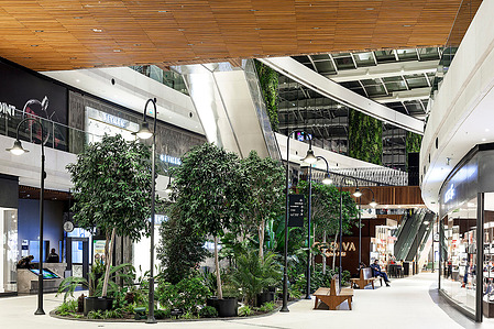 shopping center interior