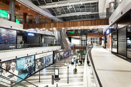 shopping center interior