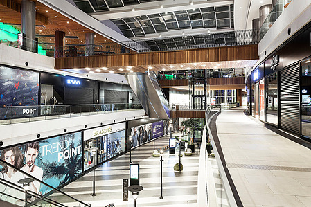 shopping center interior