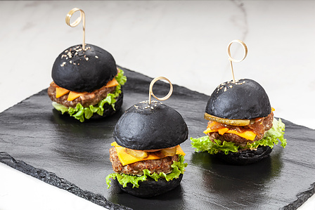 black burgers