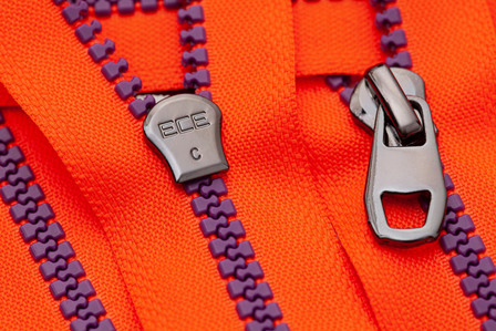 orange zippers