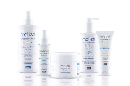 cosmetic cream and lotion bottles on  white background