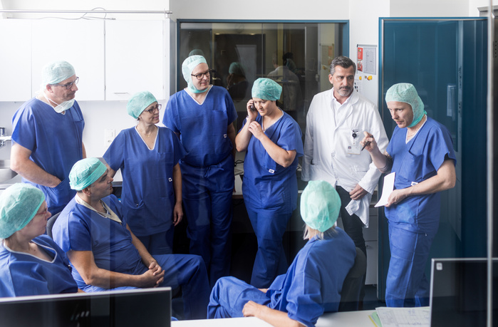 Aufnahmen zum Start des Ambulanten Zentrums des GZO Spital Wetzikon vom 5. November 2019 - Ablauf für eine Patientin