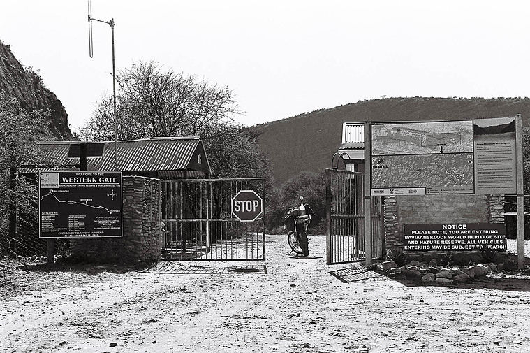 Entering Baviaanskloof Nature Reserve