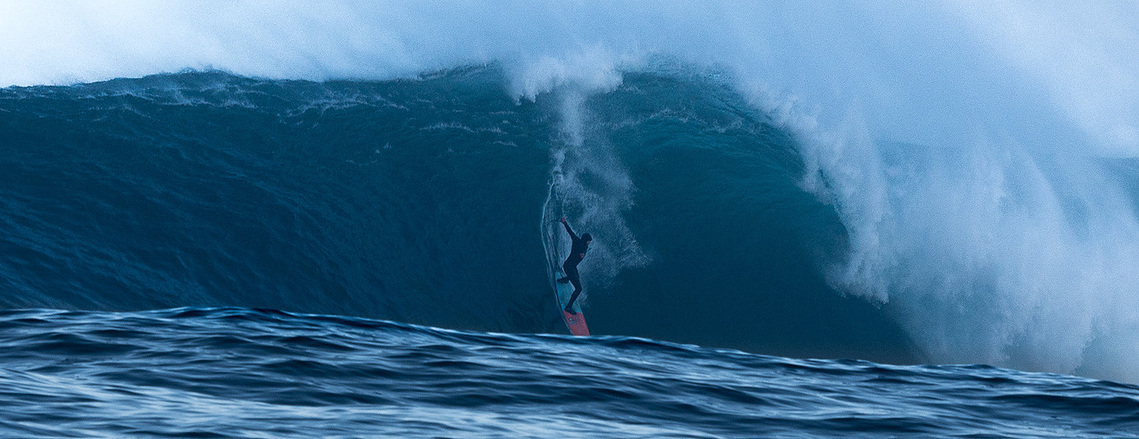 Frank Solomon navigates a big drop