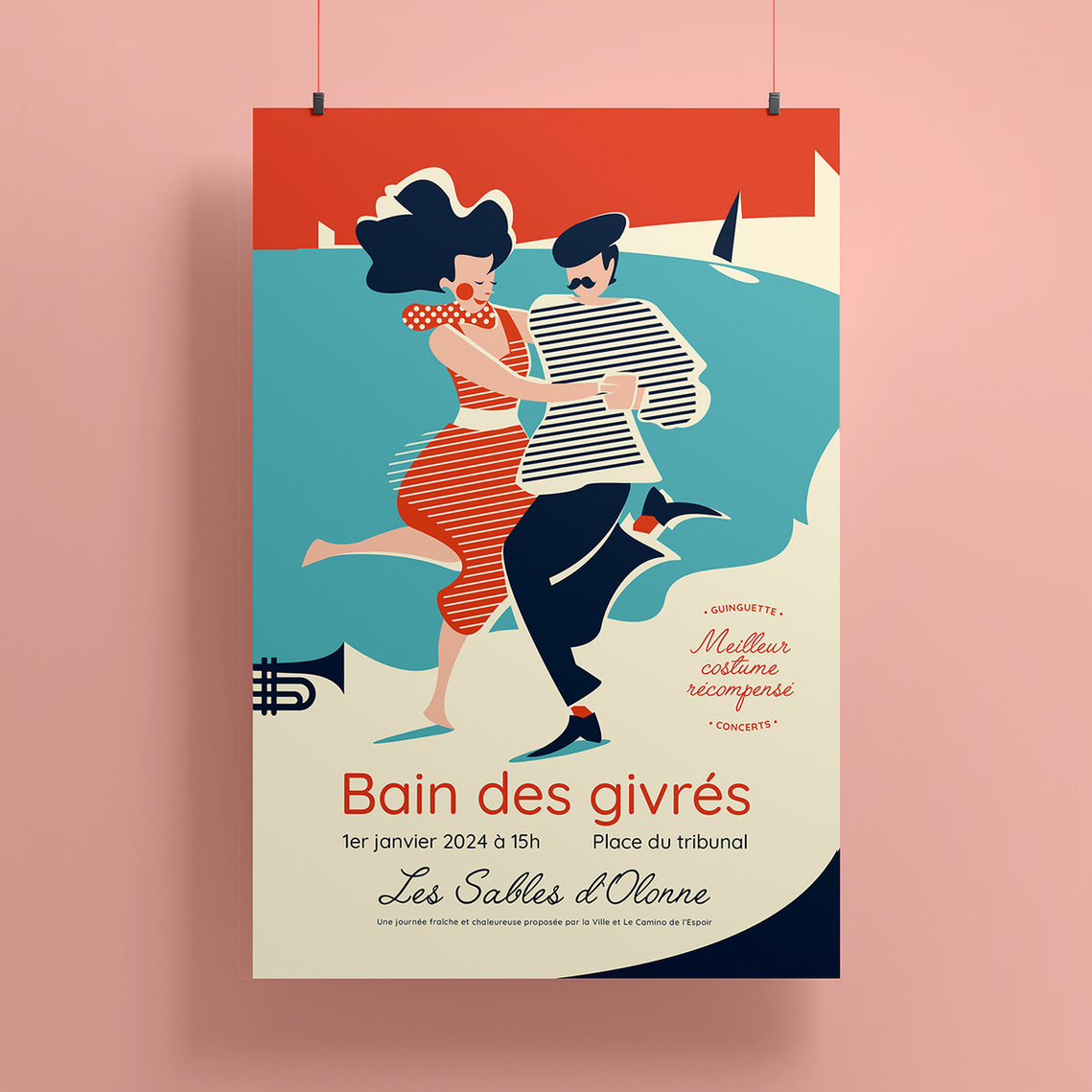 Bain des givrés - 2014 - Les Sables d'Olonne aglomération - AO non retenu - atelier Blanc papier - Célia Charrier
