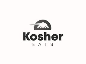 Création d'une marque Market place. Kosher Eats. Atelier Blanc papier.
