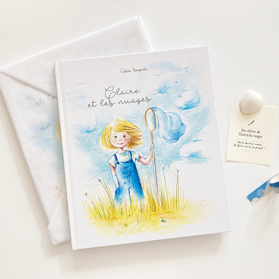 Claire et les nuages - Célia Després - Univers jeunesse - Papeterie - Livre jeunesse audio