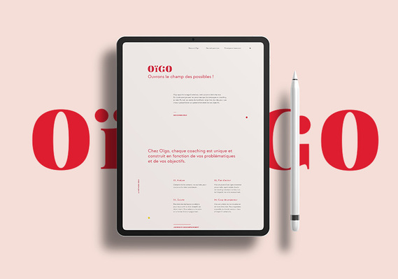 Oïgo coaching - Site web vitrine - Conception sur mesure - BC Studio design - Web UX