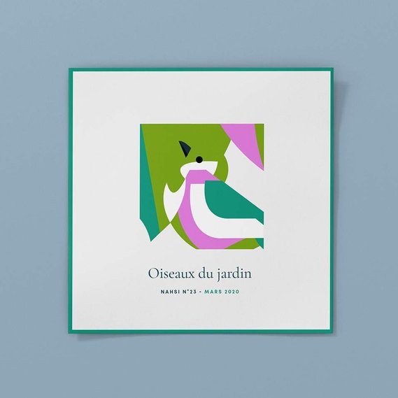 ENSP - Le potager du roi à Versailles - Oiseaux du jardin - Illustration - Atelier Blanc papier à Nantes et Montreuil.