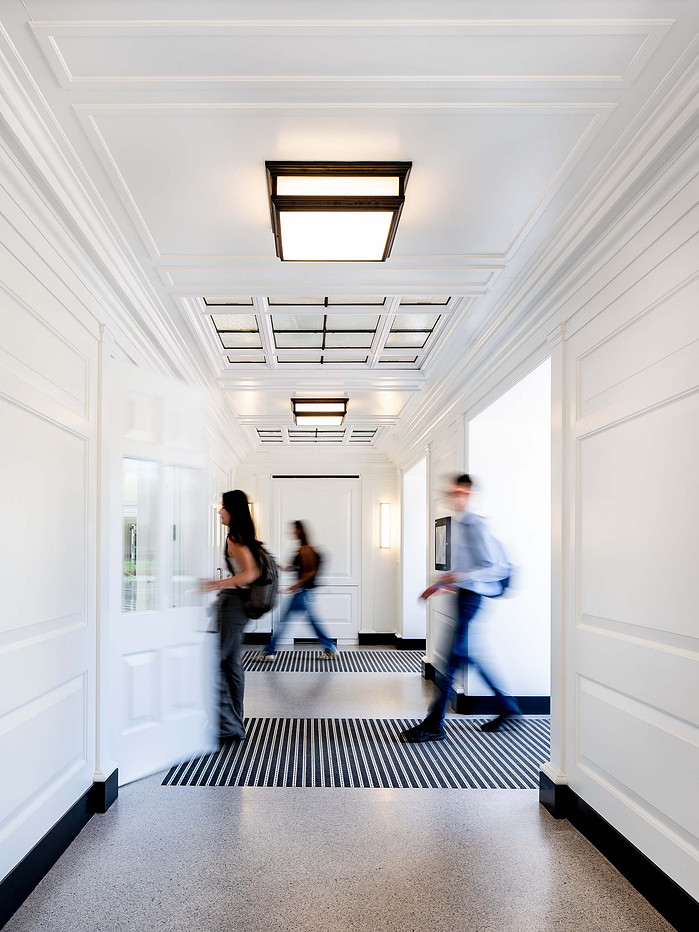 Finished architectural Photos of UVA Shannon Library for SKANSKA, the contractor.