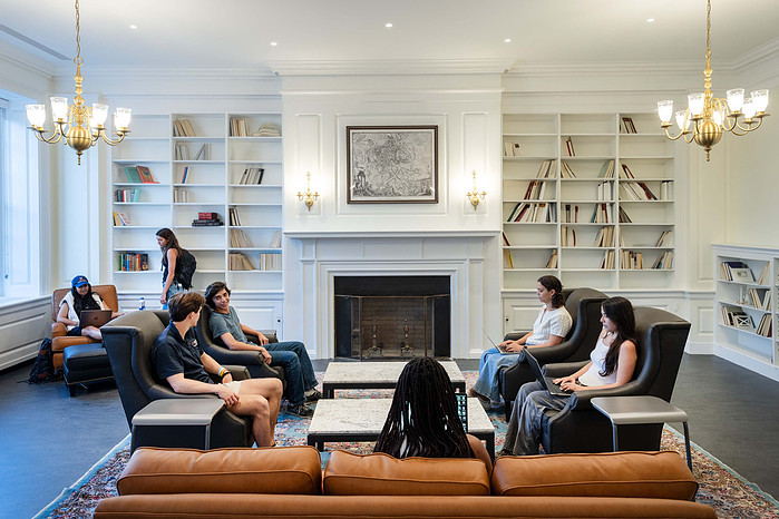 Finished architectural Photos of UVA Shannon Library for SKANSKA, the contractor.