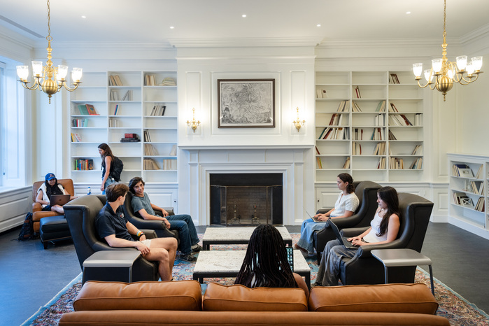 Finished architectural Photos of UVA Shannon Library for SKANSKA, the contractor.