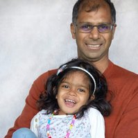 family Dad and daughter photograph in studio