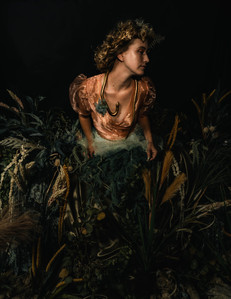 Studio nature set design art direction photography nymph fae faerie fairy green witch fantasy reincarnation zander fieschko zandervision
