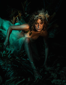 Studio nature set design art direction photography nymph fae faerie fairy green witch fantasy reincarnation zander fieschko zandervision