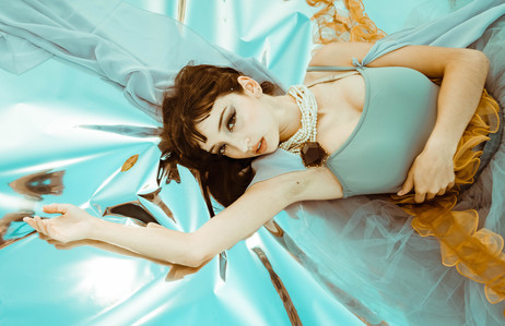 LA river los angeles photographer ghost spirit high fashion photo campaign surreal fabric beauty zander fieschko zandervision sony alpha
