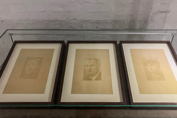 The exhibit at Fort III Pomiechowek also includes anthotype portraits of 8 individuals who lost their lives at the Fort, including Father Cyril, a Catholic priest who helped those imprisoned there. The exhibit is located in his former cell.
