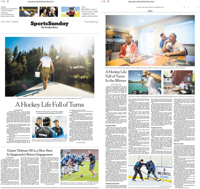 New York Times, Lido Vizzutti, Roy Sommer, Editorial, Photograph, Fishing, Montana, Kalispell