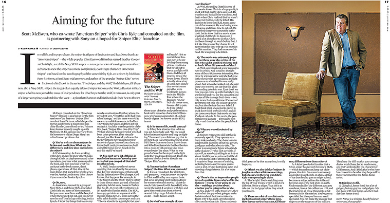 Chicago Tribune, Lido Vizzutti, Editorial, Portrait, Helena, Montana, Author, Photograph, Scott McEwan