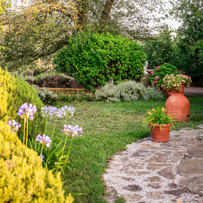 Ferienhaus mit schönem Garten in der toskanischen Hügellandaschaft