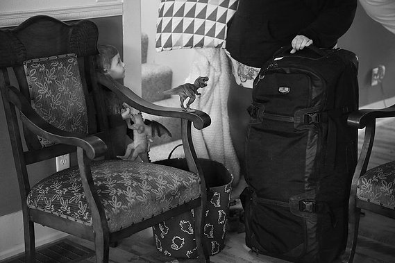 Just over 30 weeks into the pregnancy, Jalissa moved herself and Luke to a small house in Huntley with the help of her mom. Needing to continue working, Josh stayed in Buffalo with plans to come visit on the weekends. 