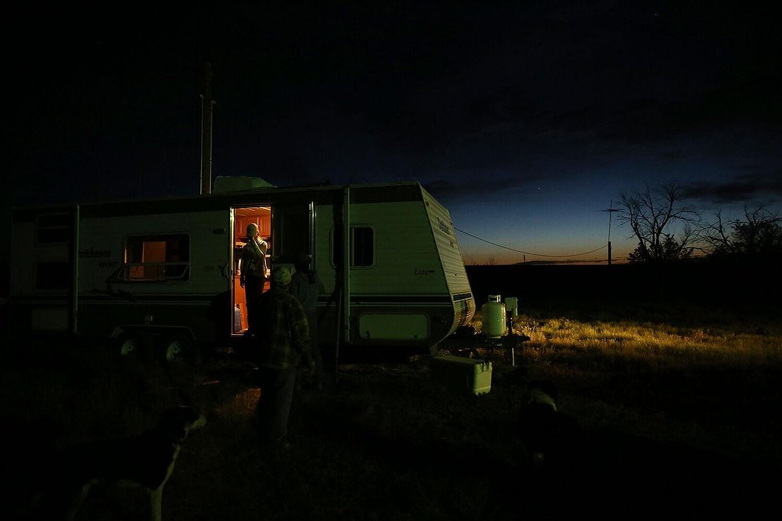 In order to avoid the growing summer heat that rises with the sun, days start early for the Curuchets. With parents waking up and getting horses ready around 3:30 a.m. and kids waking up around 4, the day begins in near darkness.
