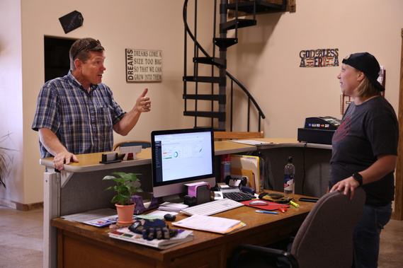 Eric Felbeck came into Purcella’s hoping to get a hog processed in the near future. With business scheduled all the way through February, there was no chance of bringing an animal in immediately.
