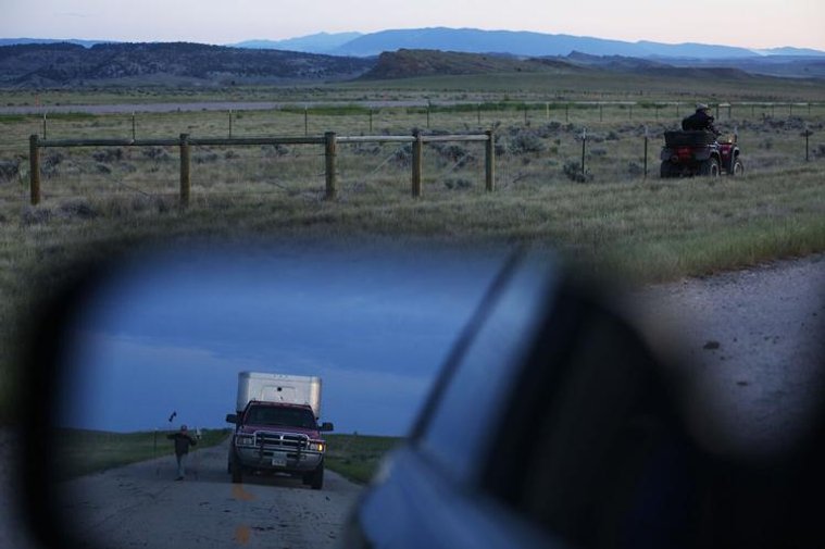For the Curuchets, ranching is a family job that gets everyone involved. All three kids help their parents move sheep each day while their grandparents pitch in either leading or trailing the herd from a vehicle. 
