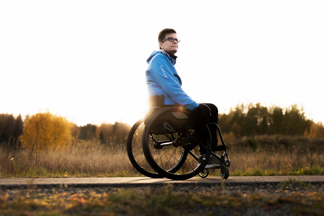 Askel: Marjaana Heikkinen kotonaan Siilinjärvellä.