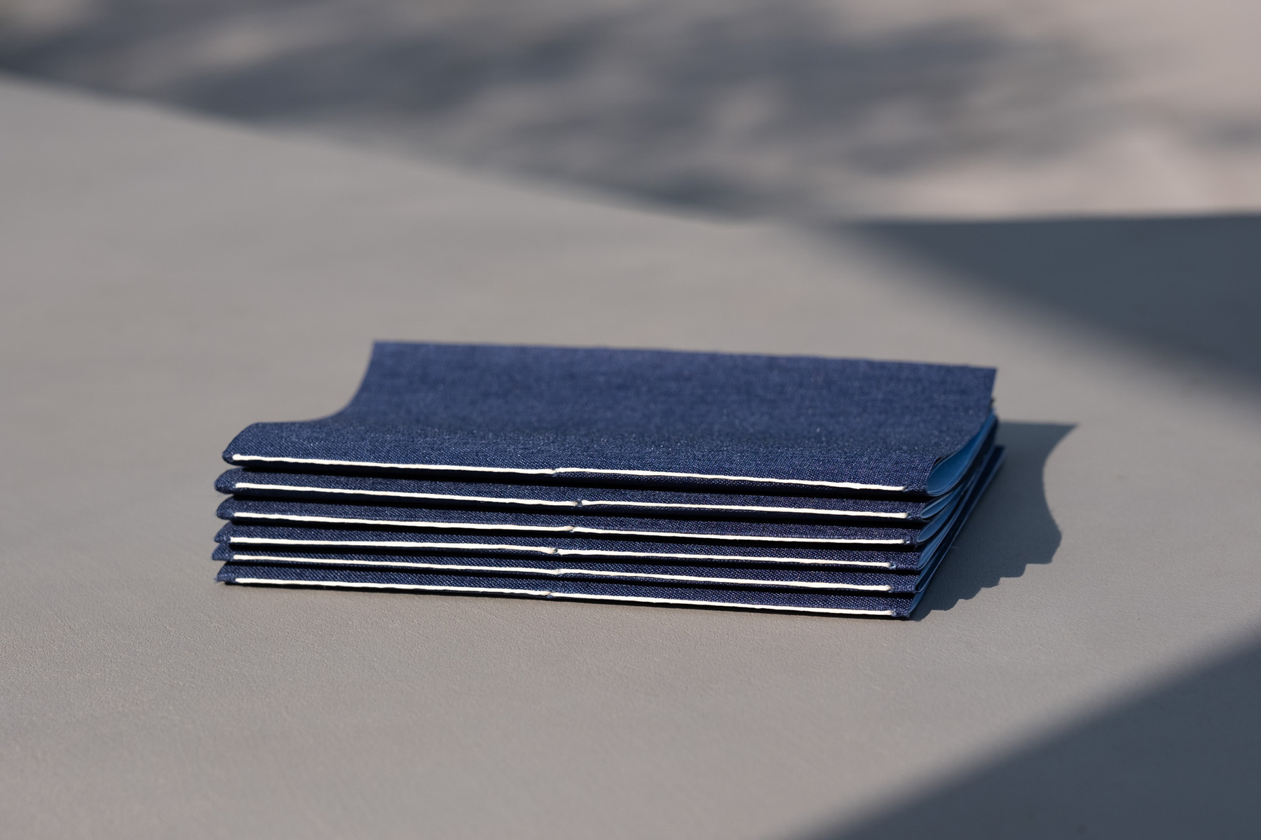 Book of a Cyanotype Risograph print Artist Book