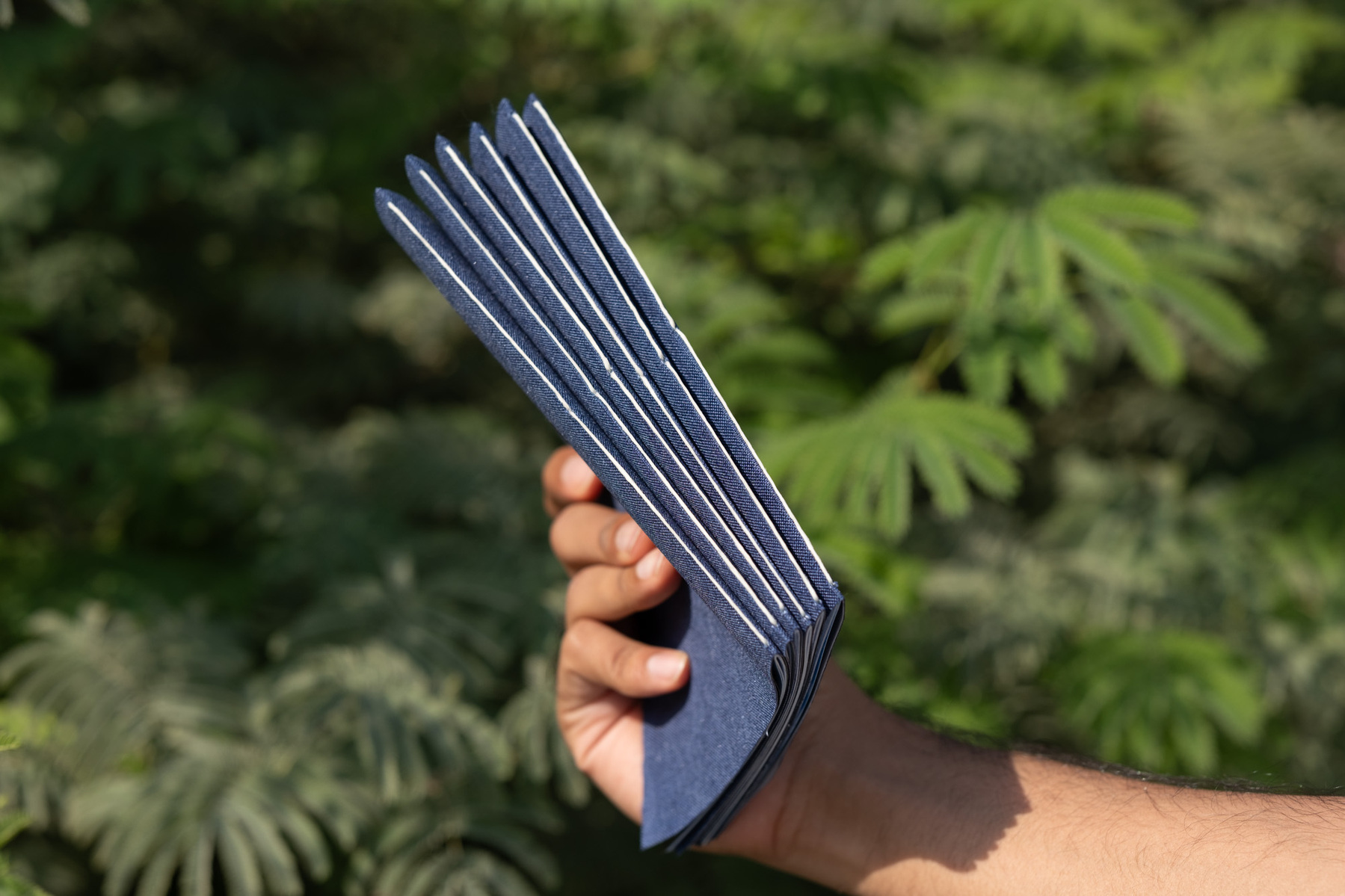 Book of a Cyanotype Risograph print Artist Book