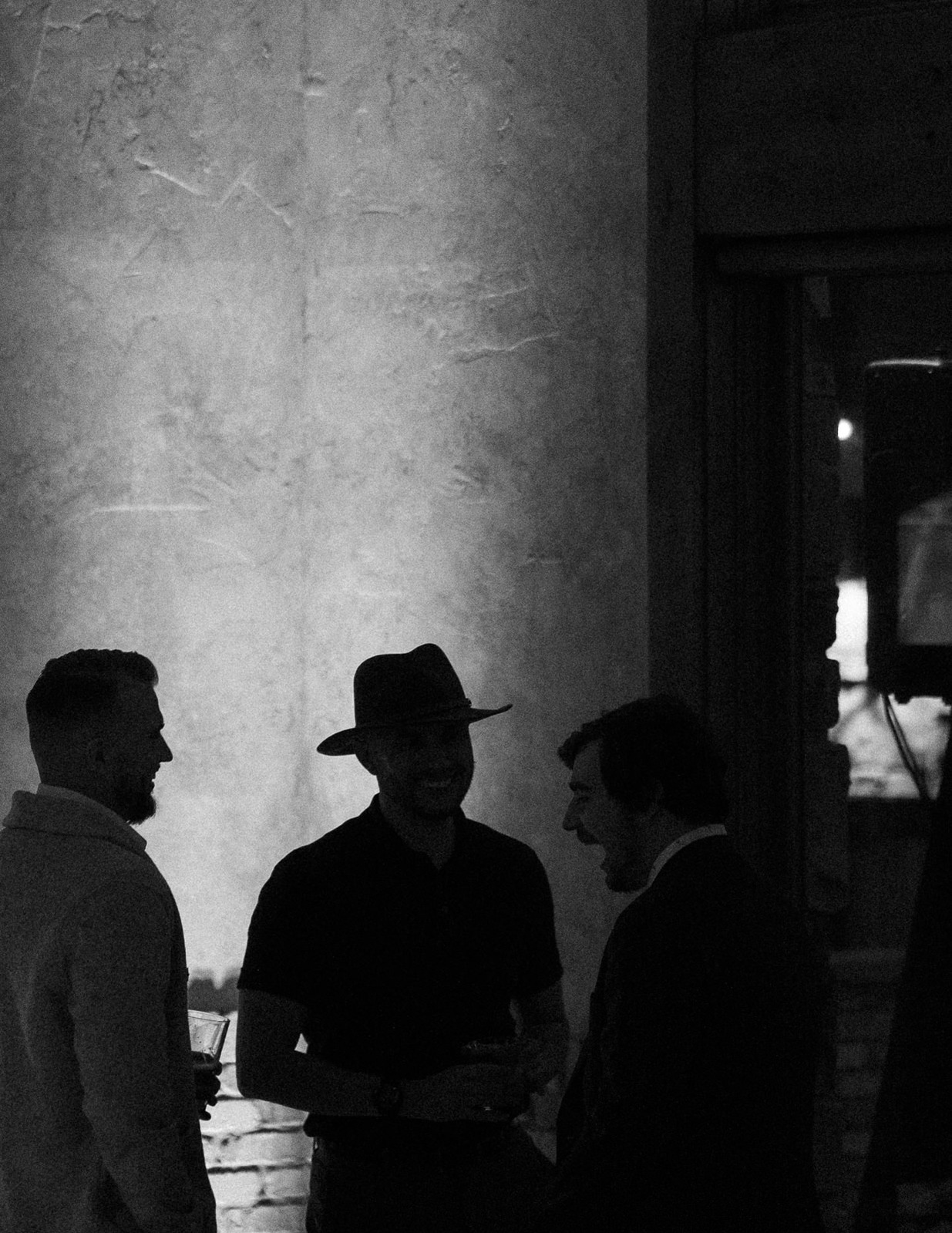 Guests talking, Della Terra Mountain Chateau.