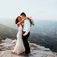 Scenic couple portrait photographed with the Sony a7III showing full-frame image quality for a real-world Sony a7III review.