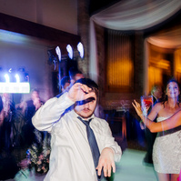 Color wedding reception dance floor photographed with the Sony a7III showing low-light performance, autofocus, and real-world wedding photography.