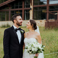 Wedding couple portrait photographed with the Sony a7III showing natural color and full-frame image quality for a real-world Sony a7III review.