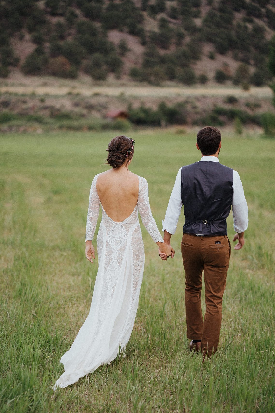 Barn at Howard Creek Farm wedding with Beth and Britten in Howard, Colorado